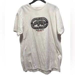 Ecko Unlimited White Tee with Logo Design